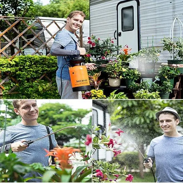 GARTOL 1.3 Gallon Adjustable Cone Nozzle Portable Pressure Sprayer for Fruit Trees Best Sprayer for Fruit Trees 2