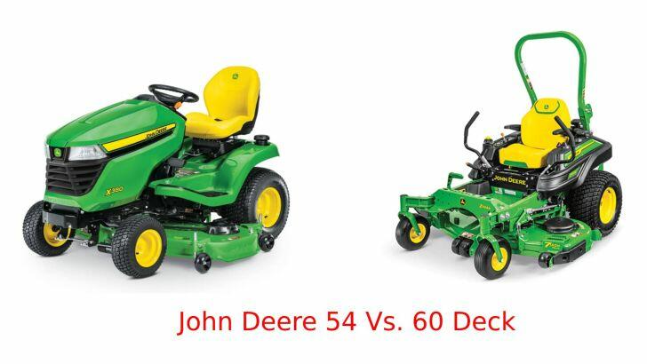 John Deere 54 Vs. 60 Deck