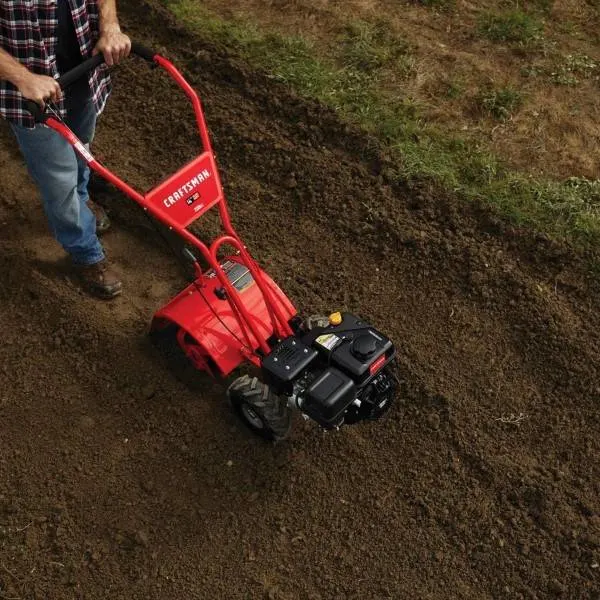Craftsman CMXGVAM1144036 Gas Powered 208cc 14 Inch Rear Tine Tiller Best Rear Tine Tiller Under 1000 2